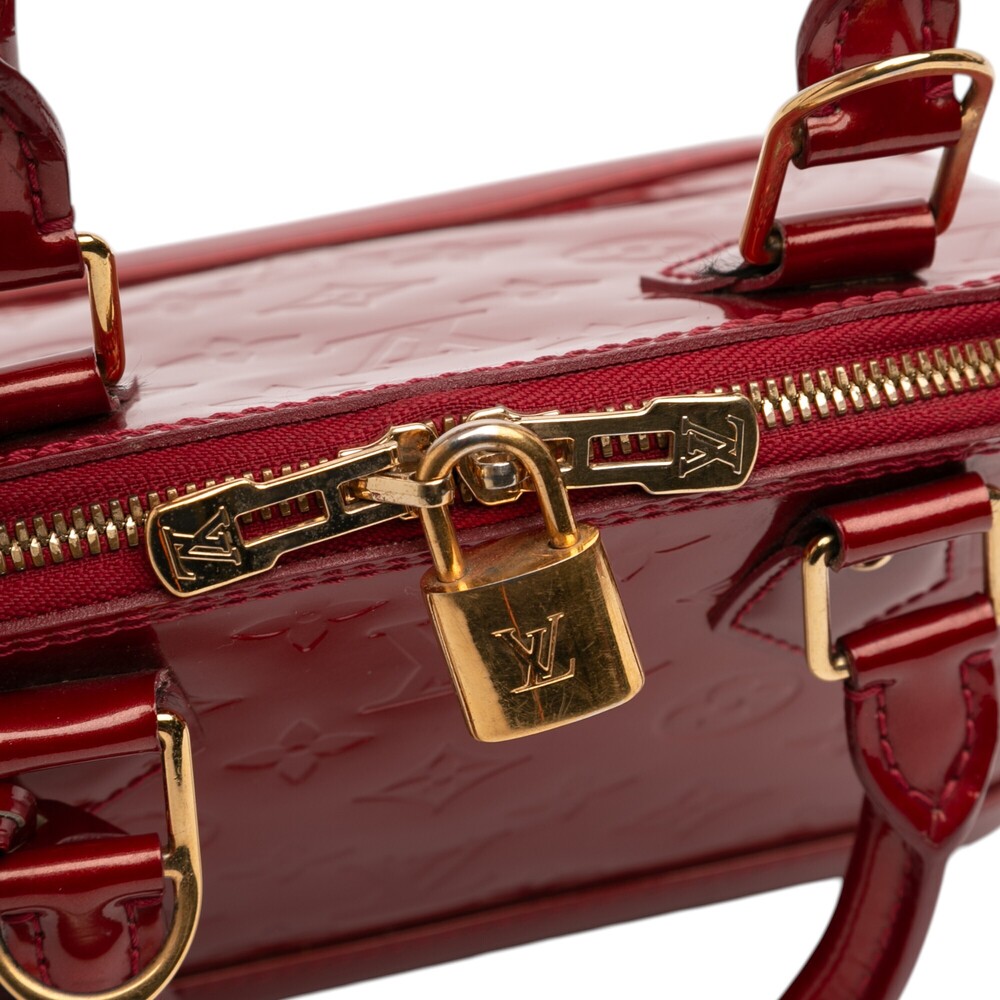 Pre-Loved Louis Vuitton Monogram Vernis Alma BB - Picture 8 of 11